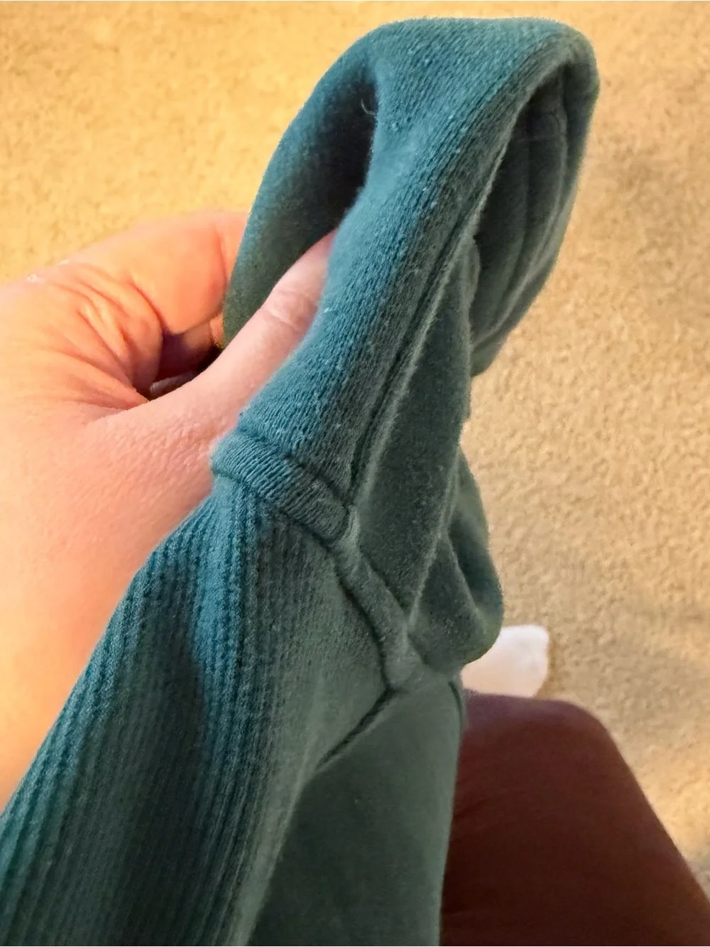 Scuba Oversized Half-Zip Hoodie Long